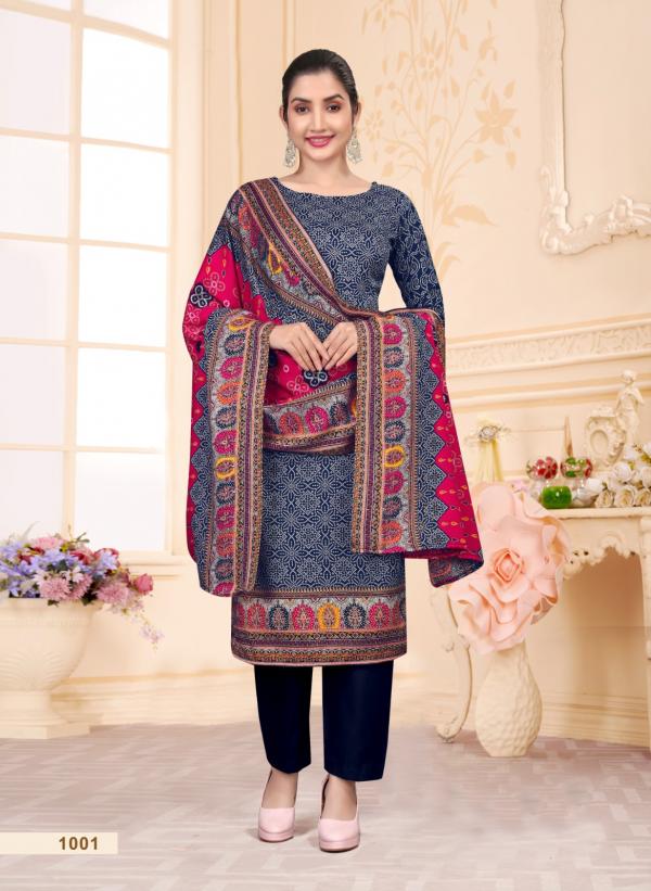 SAT Pashmina Shwal Suit Vol-18 – Dress Material